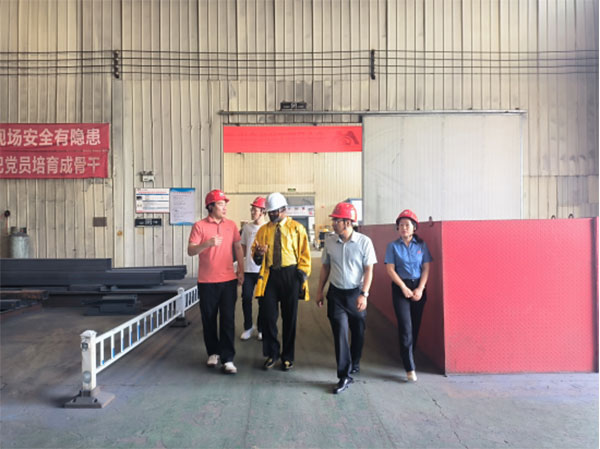 非洲客戶到高飛股份參觀考察